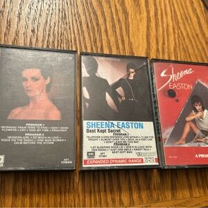 SHEENA EASTON 3 Cassette : Sheena Easton/ Best Kept Secret/ A Private Heaven